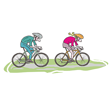 Cykelleder i Stockholms gr&ouml;na kilar